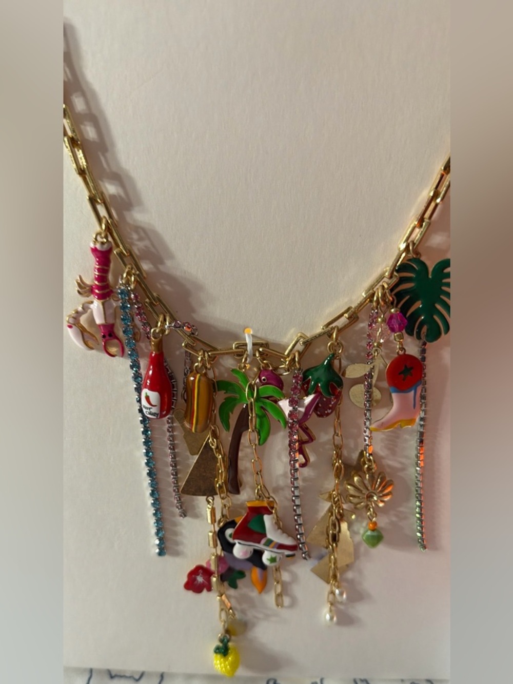 ZARA charm link necklace, spring, festival - Picture 14 of 16